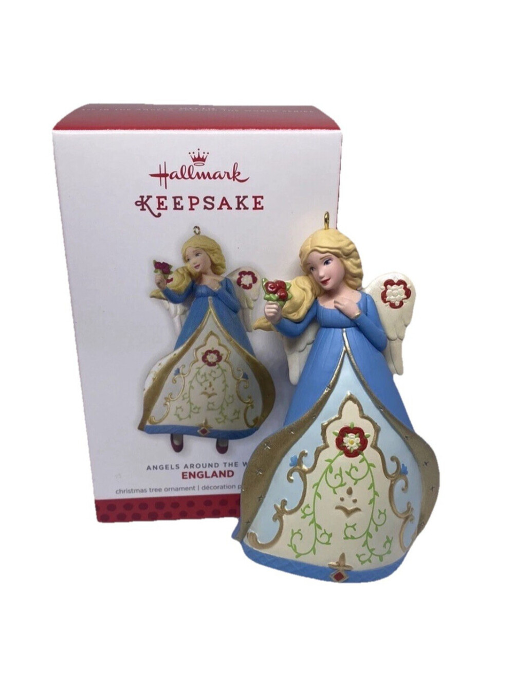 Hallmark Keepsake Christmas Ornament Angels Around The World #3 England New 2013